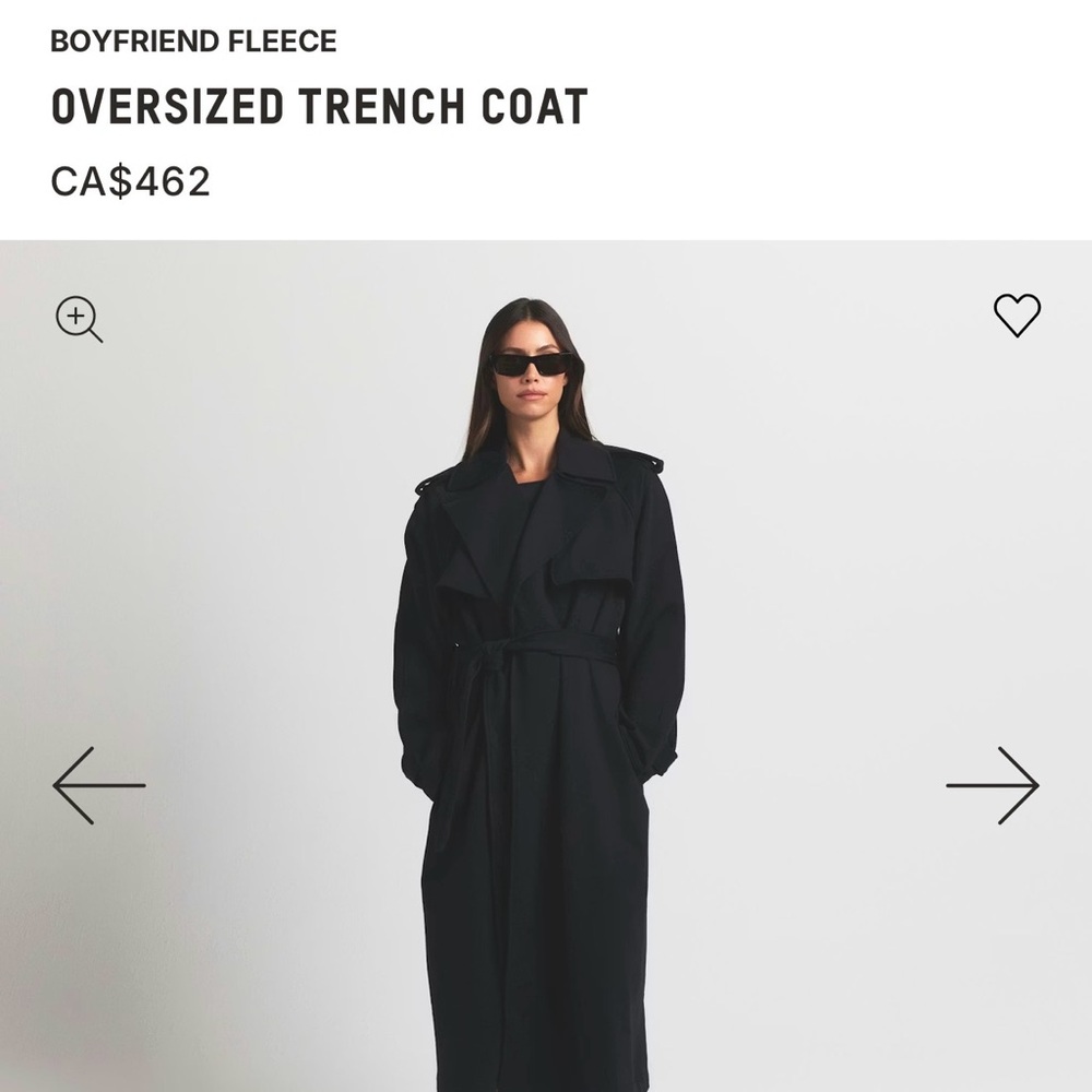 NWT SKIMS Oversized Trench Coat